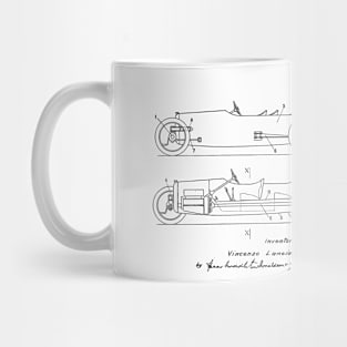 Automobile Car Vintage Patent Hand Drawing Mug